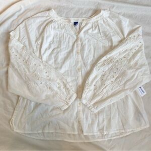 NWT Women’s Eyelit Blouse